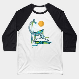 MELTED GLOBE Baseball T-Shirt